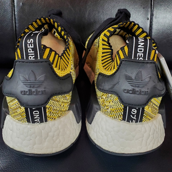 Adidas NMD RUNNER PK R1 S42131 RARE Yellow Camo!! Brand NIB🔥Sz5.5 - Picture 3 of 8
